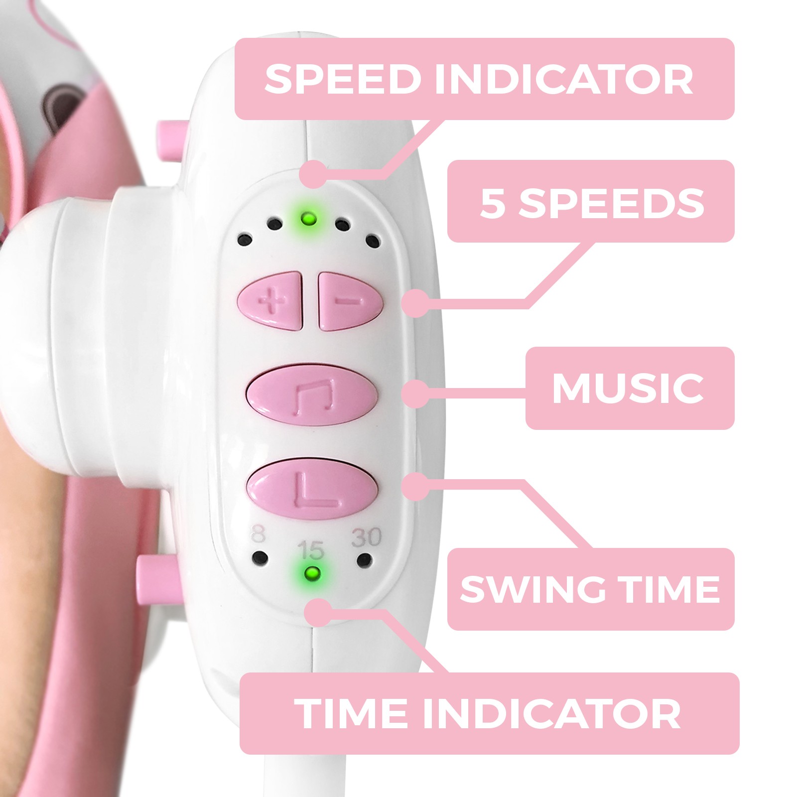 Babywippe Babyschaukel Schaukelwippe Babytrage Spielbogen Musik Babywiege Liege