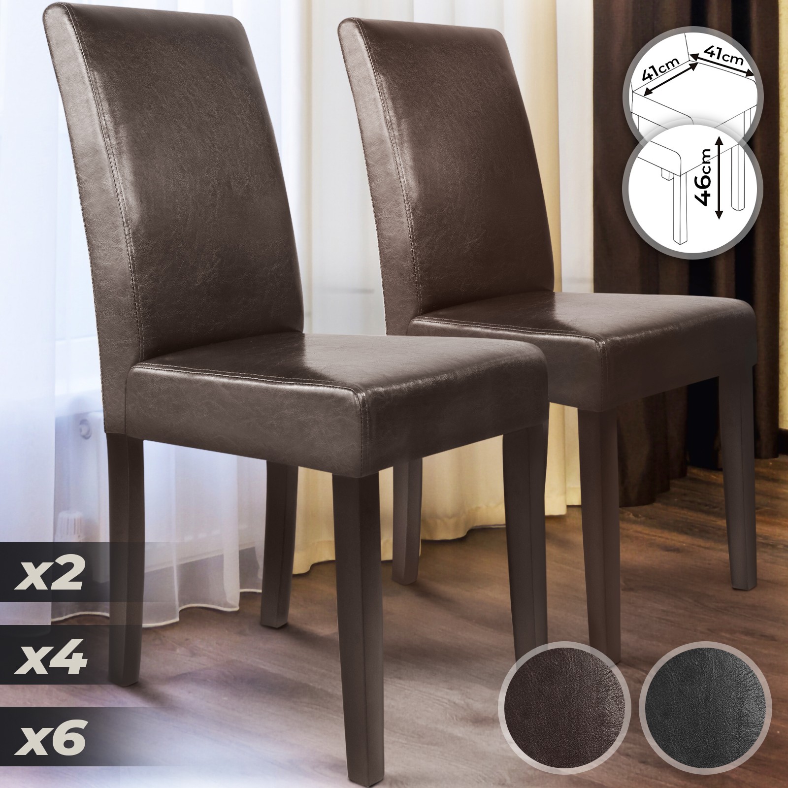 Dettagli su Sedia per Sala da Pranzo Cucina Soggiorno Ristorante Colore e Set a Scelta Dettagli su Sedia per Sala da Pranzo Cucina Soggiorno Ristorante Colore e Set a Scelta