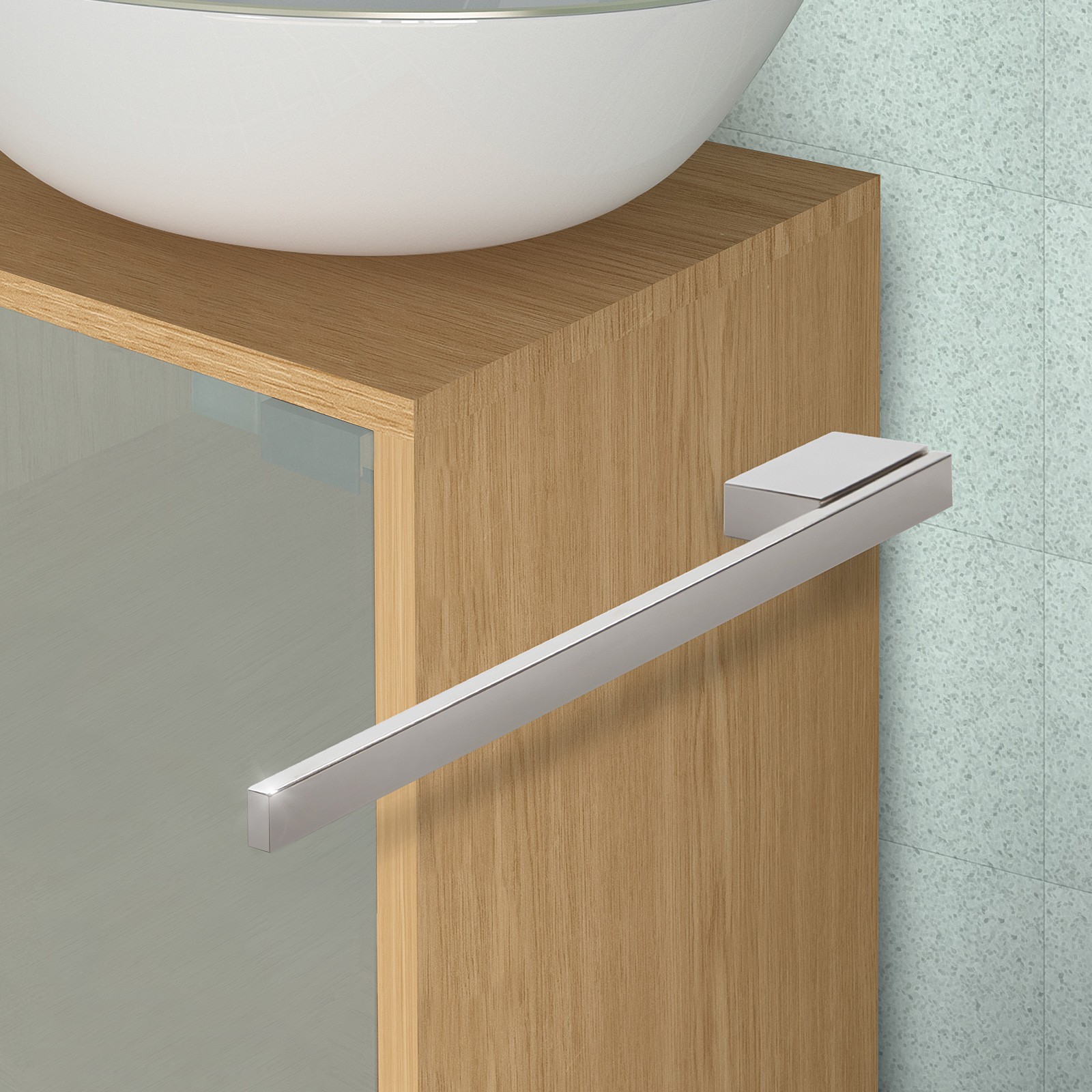 Handtuchhalter Schrankmontage Edelstahl