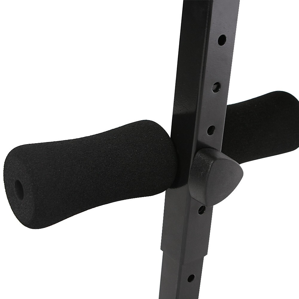 Physionics® Hantelbank Klappbar Verstellbar Schrägbank Flachbank