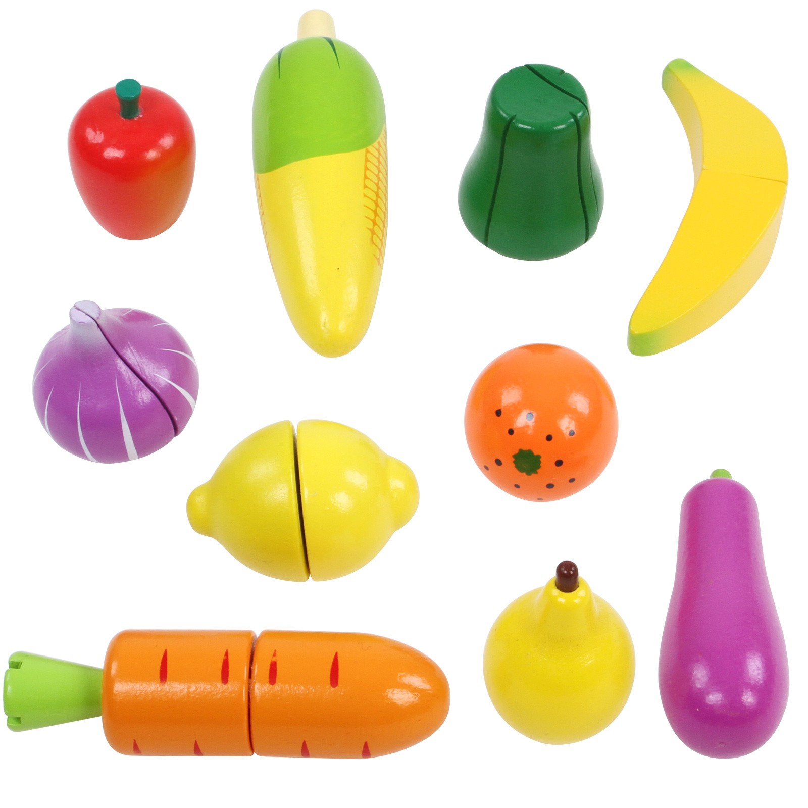 Obstkorb Gemüsekorb Brettchen Kinderküche Kaufmannsladen Holzobst