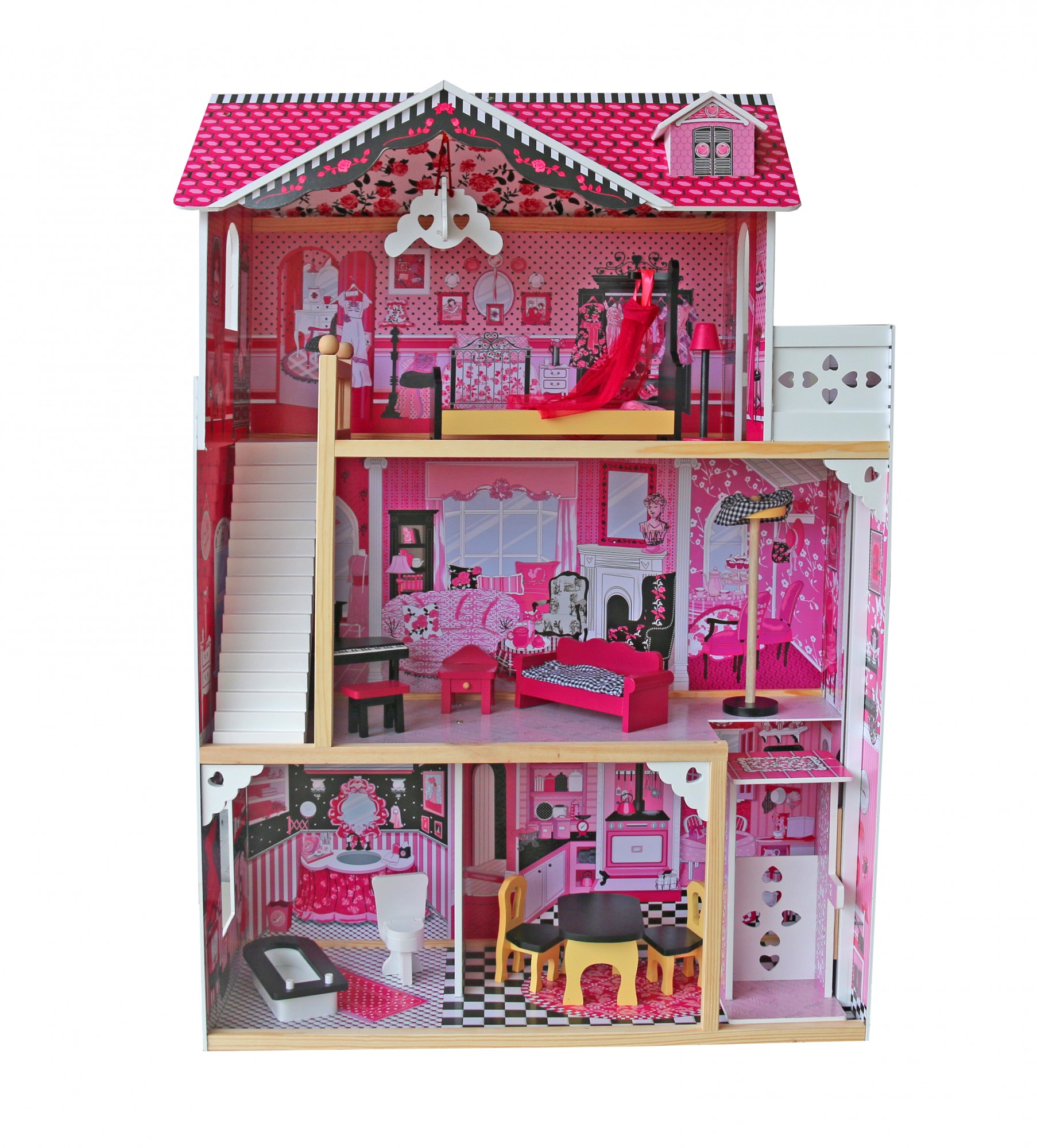 casa barbie legno