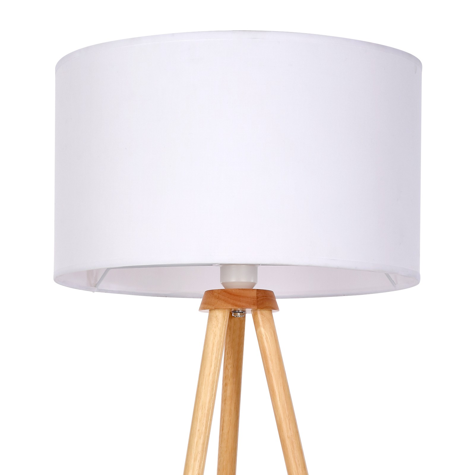 Dettagli su Lampada da Terra Pavimento con Treppiede Salotto Scandinavo Paralume a Tamburo Dettagli su Lampada da Terra Pavimento con Treppiede Salotto Scandinavo Paralume a Tamburo