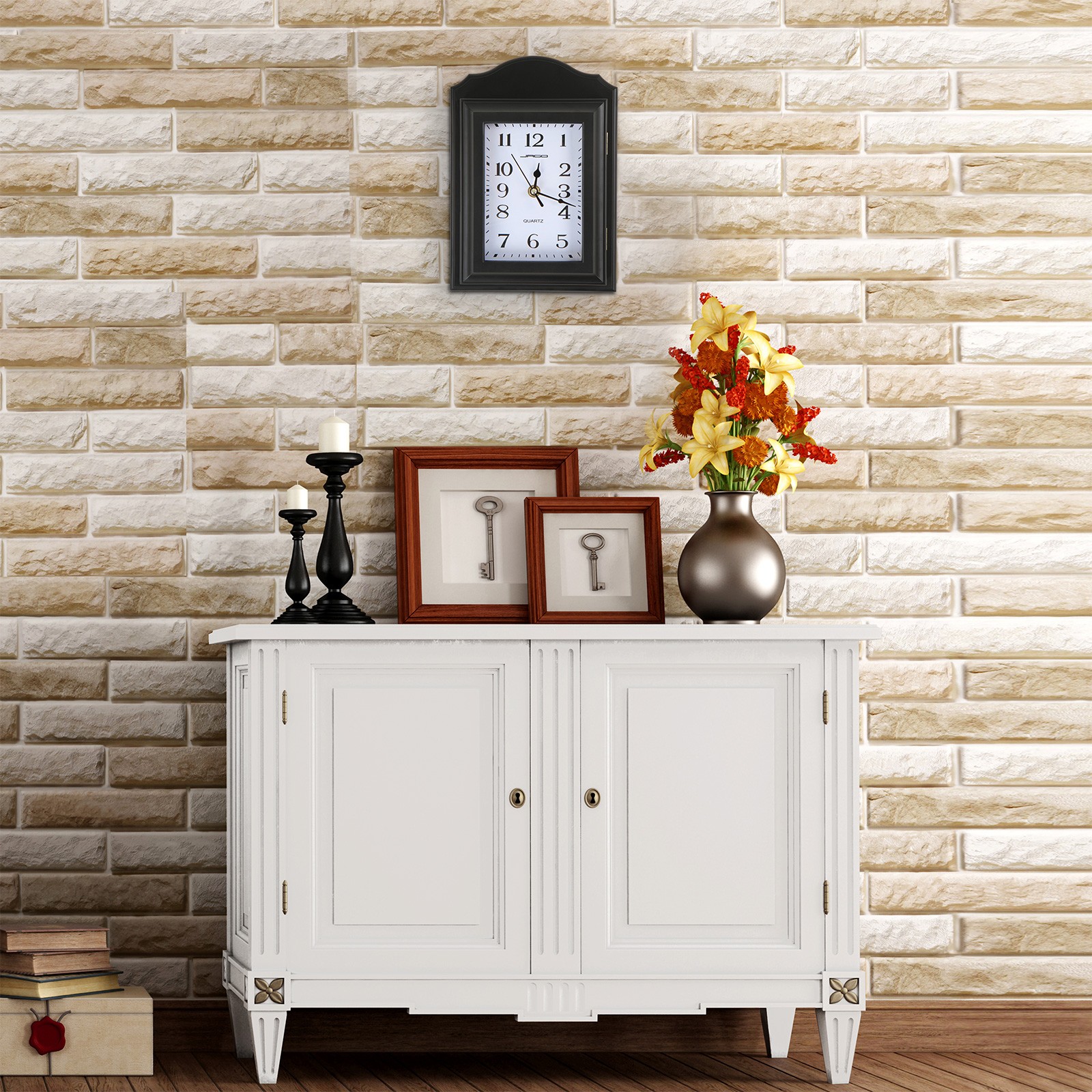 Wanduhr mit Geheimfach Dekouhr Küchenuhr Designer Uhr für Wohnzimmer