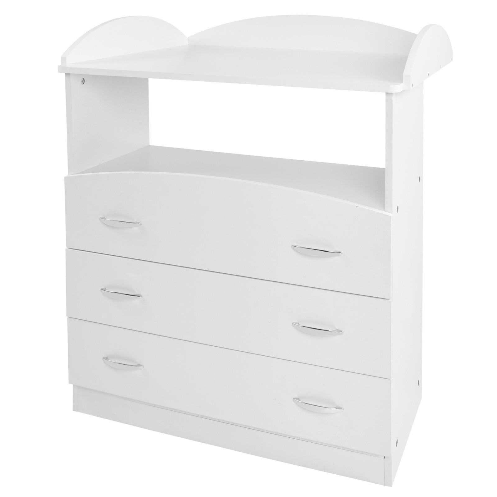 Bambini Bianco Bagnetto 85 x 71 x 96 cm in MDF Robusto Fasciatoio Cassettiera Mobile Fasciatoio 1 Scomparto Aperto e 1 Ripiano 3 Cassetti per Neonati Bambini Bianco Bagnetto 85 x 71 x 96 cm in MDF Robusto Fasciatoio Cassettiera Mobile Fasciatoio 1 Scomparto Aperto e 1 Ripiano 3 Cassetti per Neonati
