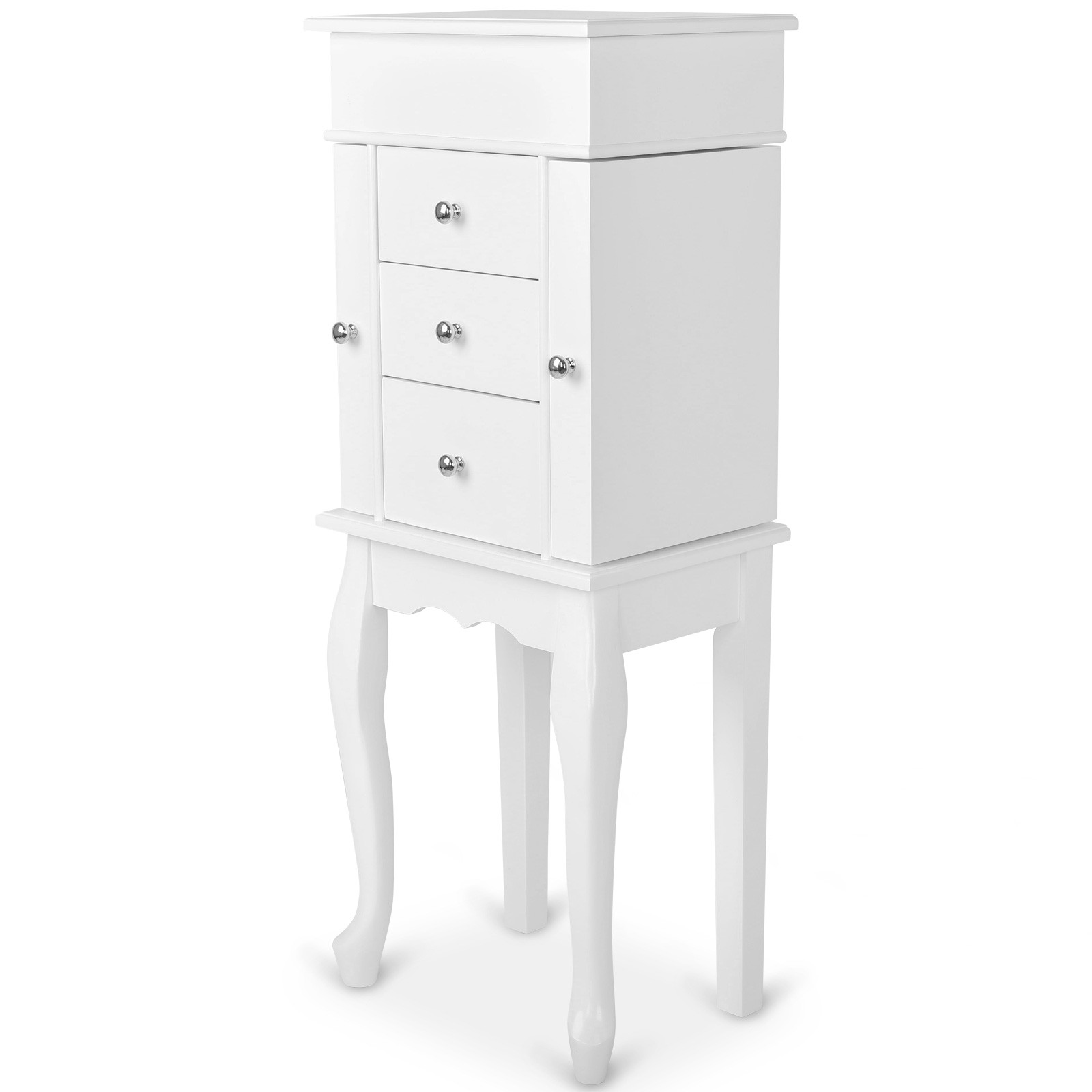 24 cm Schmuckkästchen Schatulle Barock Mini-Kommode mit Blattgold B 9476