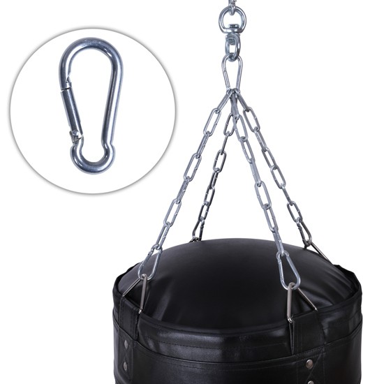 Cha/îne pour Sac de Frappe avec Mousqueton en Acier pour entra/înement Muay Thai MMA