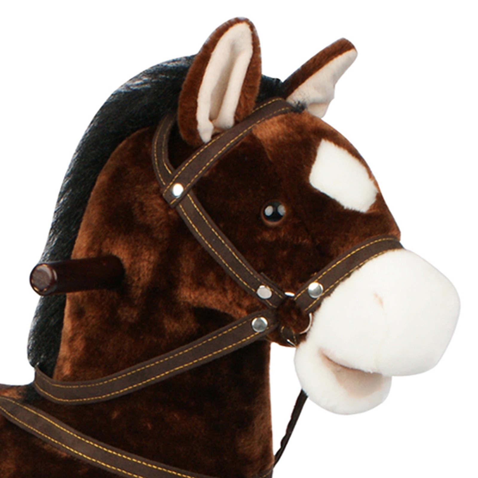 cheval à bascule avec effets sonores